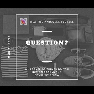 What do you look for when shopping on POSHMARK ?